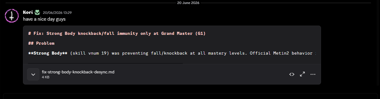[FIX] BUG Vizual Skill Corp Rezistent (Fall/Knockback) - Mesaj 2 - Imagine 1