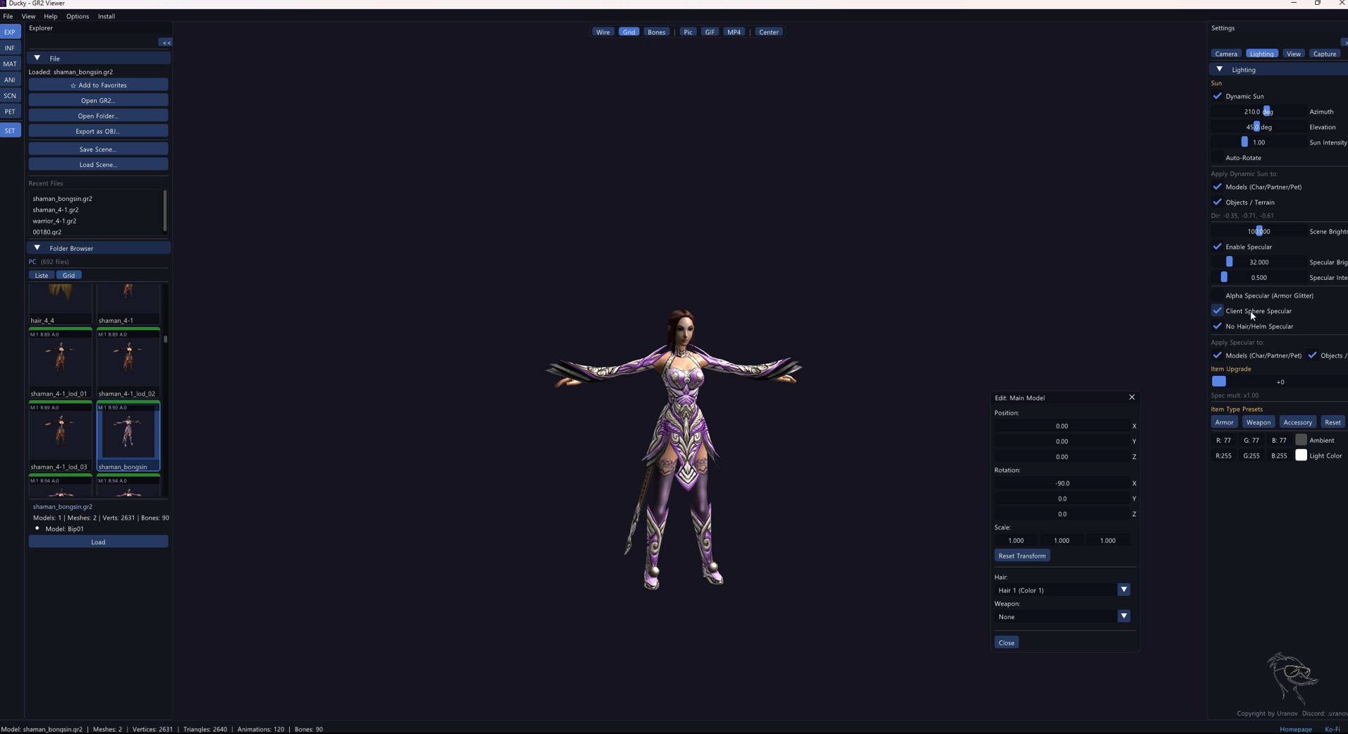 [Program] Ducky - GR2 Viewer Source - Mesaj 1 - Imagine 1