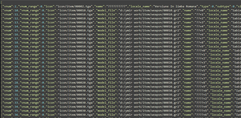 [Tutorial] item_proto to json (server + client) - Mesaj 1 - Imagine 2