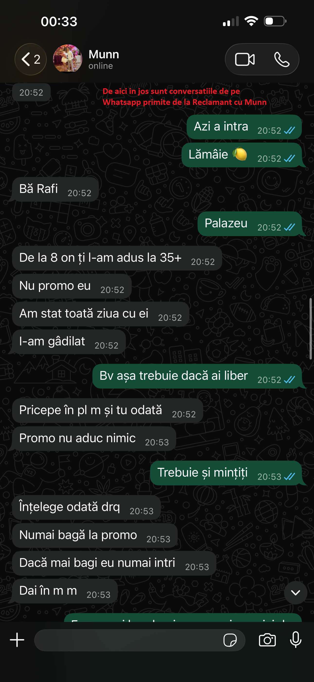Dovezi - Reclamatie: Munn (SCAM) - Mesaj 1 - Imagine 13