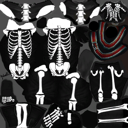 [Set] Costume Halloween - Schelet - Mesaj 1 - Imagine 2