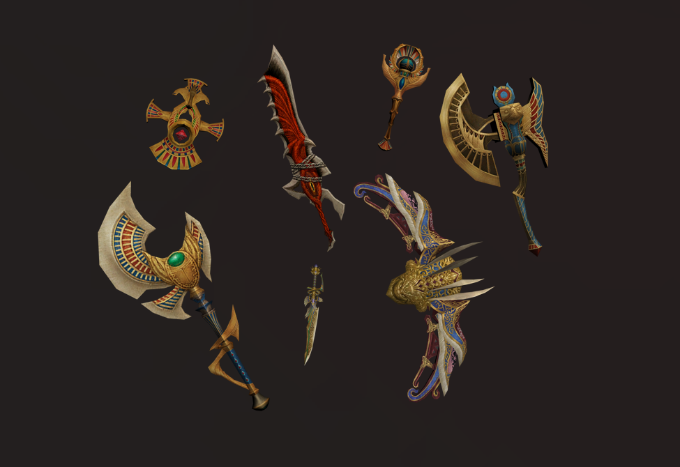 Egyptian Weapons Set - Arme Egipt - Mesaj 1 - Imagine 1