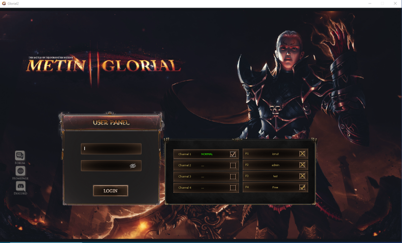 Interfata Login Metin2Glorial - Mesaj 1 - Imagine 1