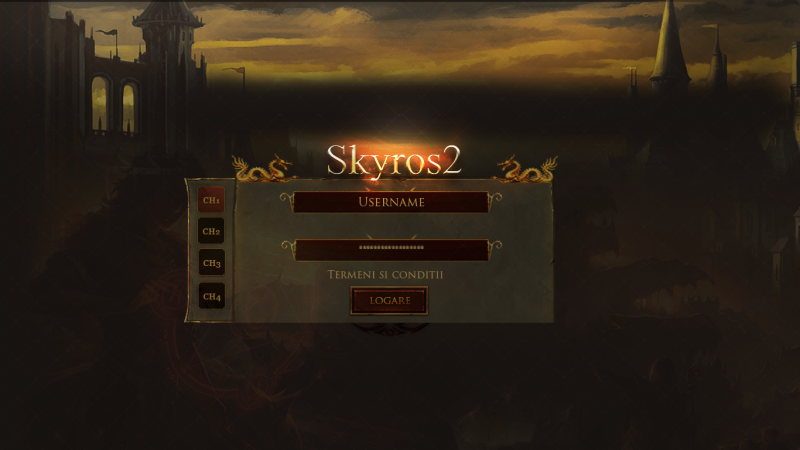 Interfata Login Skyros2 - Full Codata + PSD - Mesaj 1 - Imagine 1