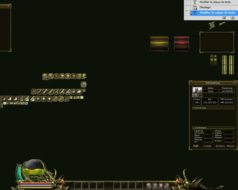 Interfata Login / Select / Create / Empire/ Ingame - Full ( Codata + PSD) - Mesaj 1 - Imagine 2
