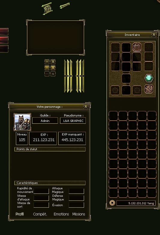 Interfata Login / Select / Create / Empire/ Ingame - Full ( Codata + PSD) - Mesaj 1 - Imagine 1