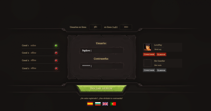 PSD Interfata Metin2 Completa - Login / Select/ Create / Website / Autopatcher / Etc. - Mesaj 1 - Imagine 4