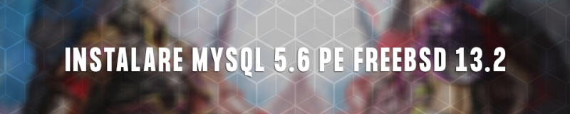 Instalare MySQL 5.6 pe FreeBSD 13.2 - Mesaj 1 - Imagine 1