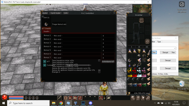 Problema switch bot tasta F5 - Mesaj 1 - Imagine 3