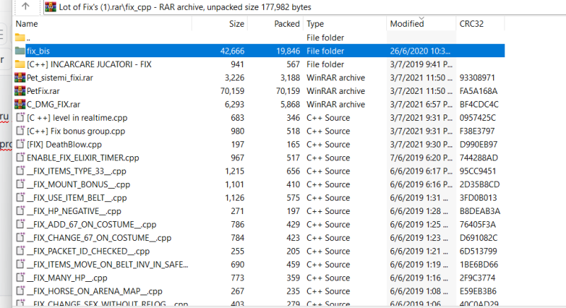 [Mega-pack] Multe FIX-uri de baza (Metin2) - Mesaj 1 - Imagine 1
