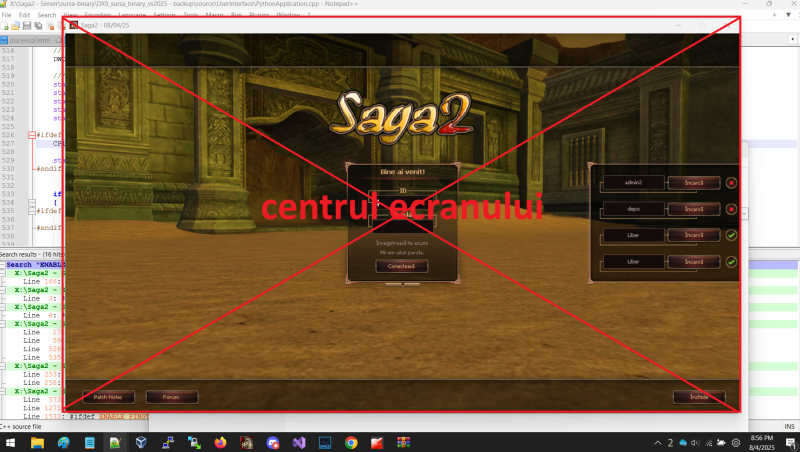[C++] Deschide Client pe centrul Ecranului - Mesaj 1 - Imagine 1