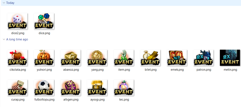 [Pack] Icon-uri Evenimente - Mesaj 1 - Imagine 1