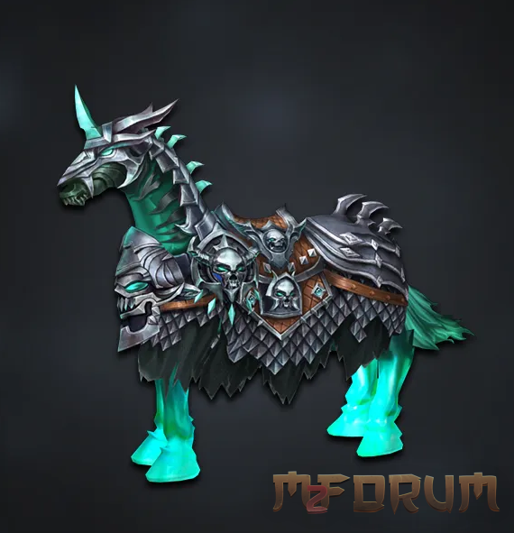 Costume + Frizuri + Mount + Esarfe + Skin Necromancer - Mesaj 1 - Imagine 1