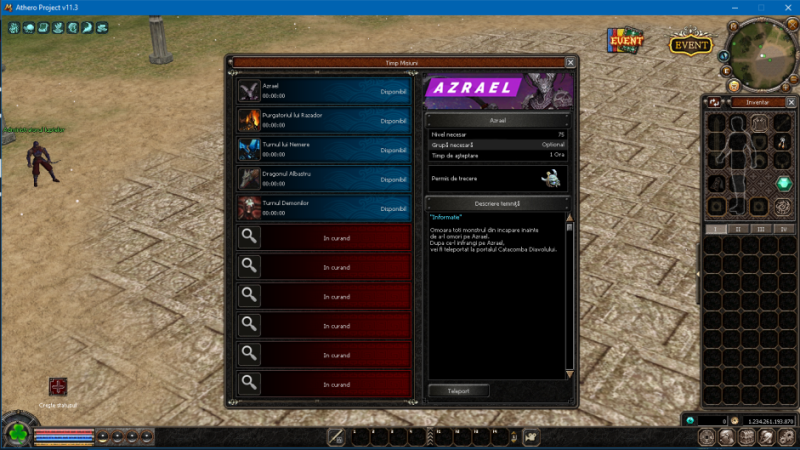 [Stabil] Serverfiles Athero Project 11.3 - FULL - Mesaj 1 - Imagine 5
