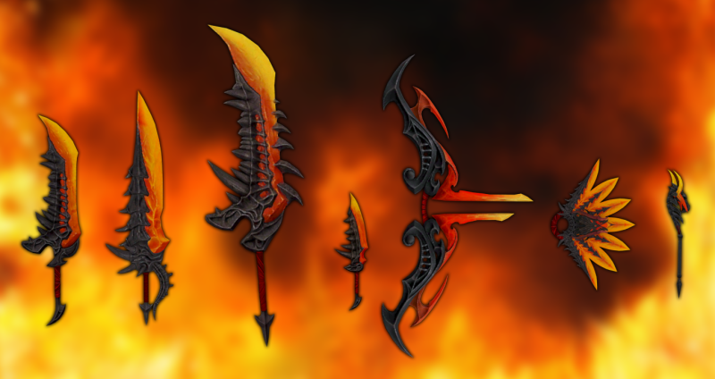 Set de arme Antaras (Foc) - toate rasele! - Mesaj 1 - Imagine 1