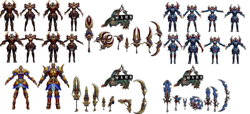 3 Seturi FULL Armuri + Arme - Mesaj 1 - Imagine 1