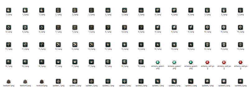 [Pack] Butoane taskbar/inventar - Mesaj 1 - Imagine 1