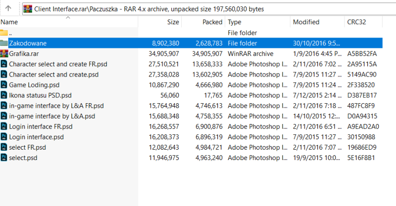 Interfata Login / Select / Create / Empire/ Ingame - Full ( Codata + PSD) - Mesaj 3 - Imagine 2