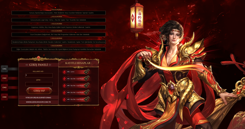 Login Interface - ZeruX [Metin2 FREE] - Mesaj 1 - Imagine 1