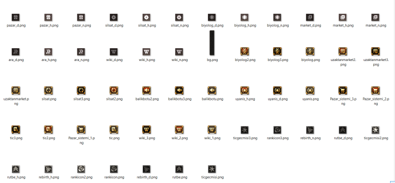 [Pack] Butoane side menu Metin2 - Mesaj 1 - Imagine 1