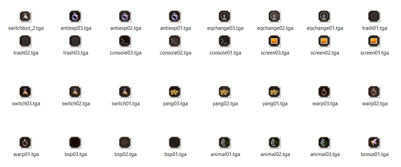 [Pack] Diverse butoane taskbar / inventar - Mesaj 1 - Imagine 2