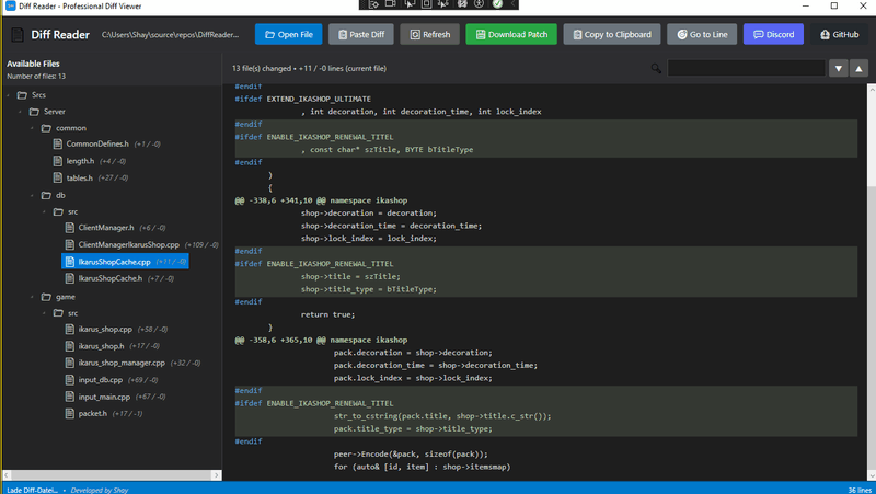 [App] DiffReader Tool - Mesaj 1 - Imagine 1
