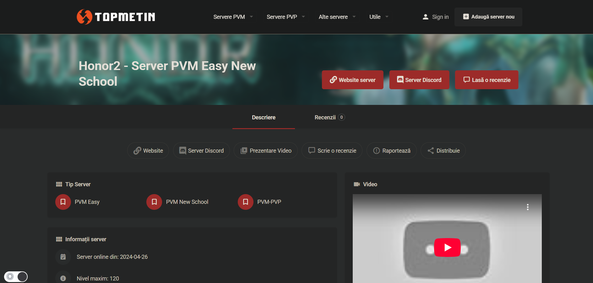 [Vand] Proiect Website TOP SERVERE (Ieftin!) - Mesaj 1 - Imagine 6