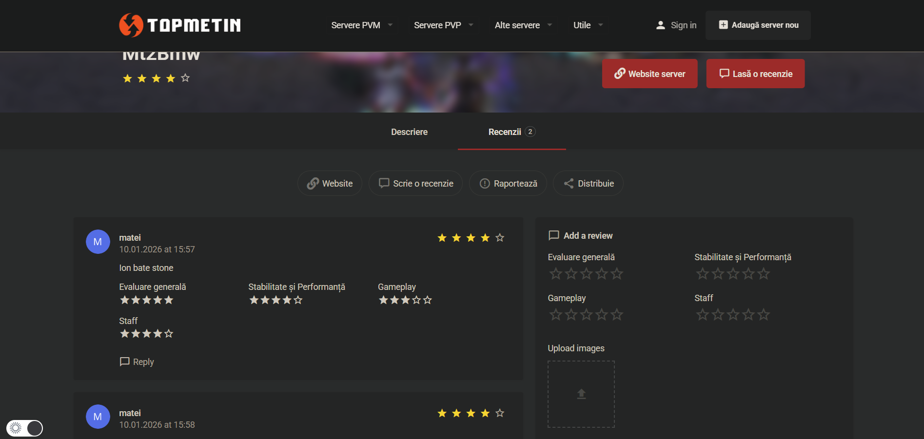 [Vand] Proiect Website TOP SERVERE (Ieftin!) - Mesaj 1 - Imagine 5