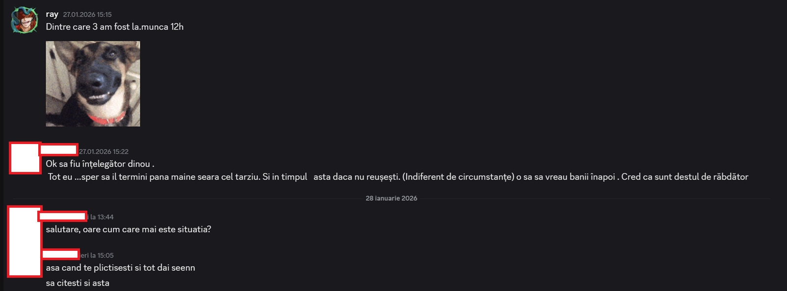 Vanzator neserios / tepar: ray. - Mesaj 1 - Imagine 1