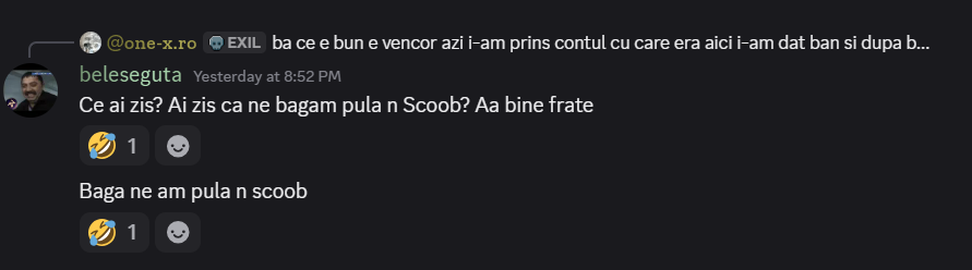 Atentie! Comunitate de tepari condusa de OneX - Mesaj 1 - Imagine 1