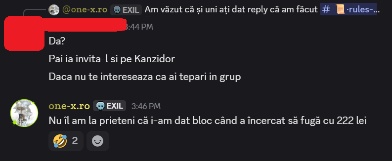 Atentie! Comunitate de tepari condusa de OneX - Mesaj 2 - Imagine 1