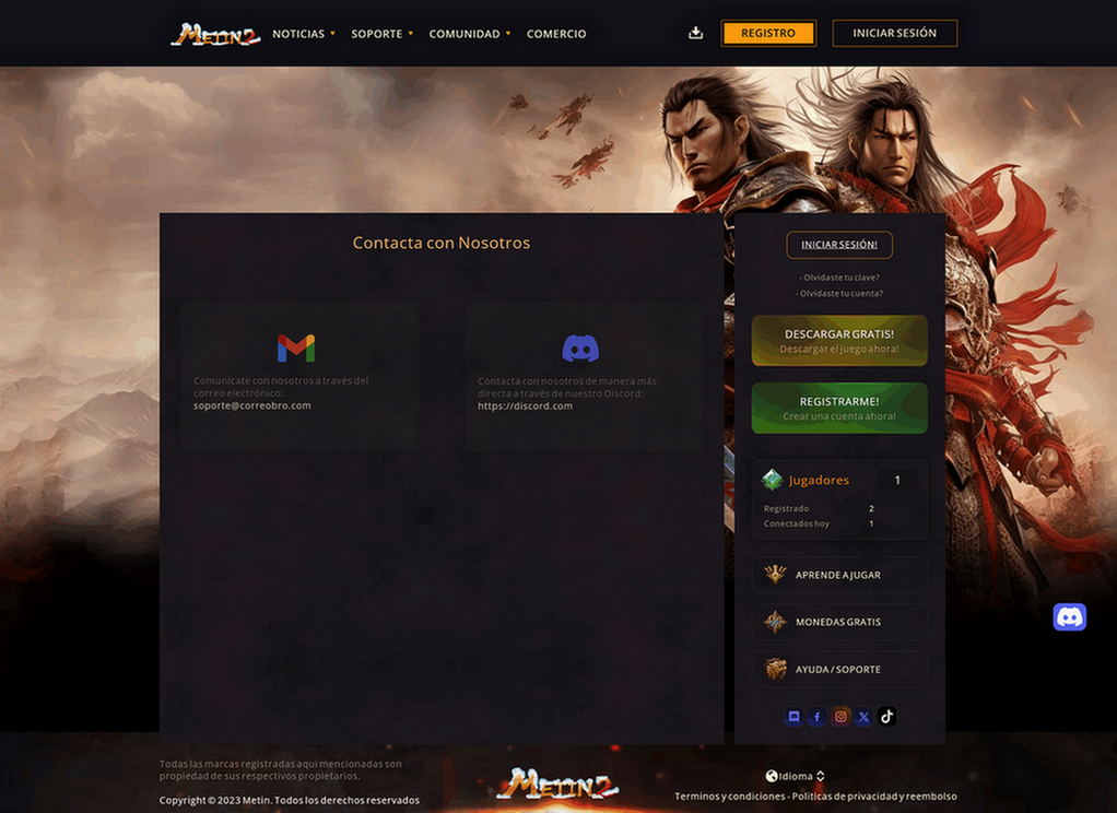 Zero CMS - Homepage stabil Metin2 [FREE] - Mesaj 1 - Imagine 5