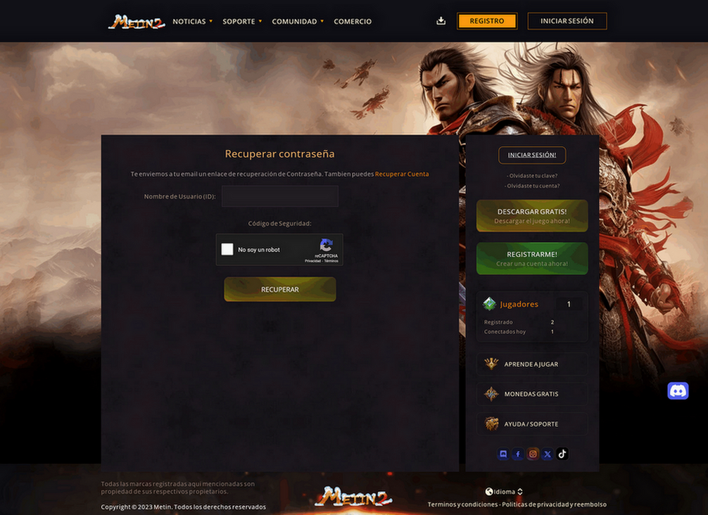 Zero CMS - Homepage stabil Metin2 [FREE] - Mesaj 1 - Imagine 3