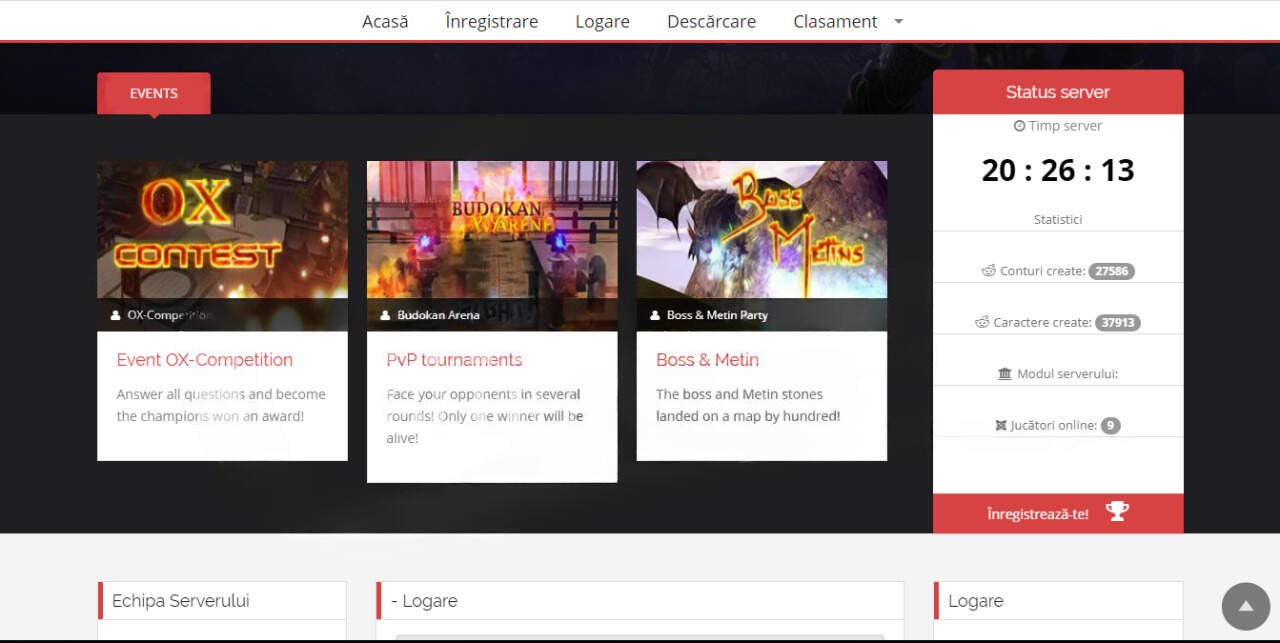 Homepage FREE Shayne2 - Metin2 - Mesaj 1 - Imagine 1