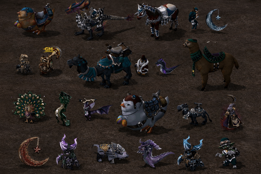 [Pack] Official Pets/Mounts cu Alpha Channel (specular) - Mesaj 1 - Imagine 1