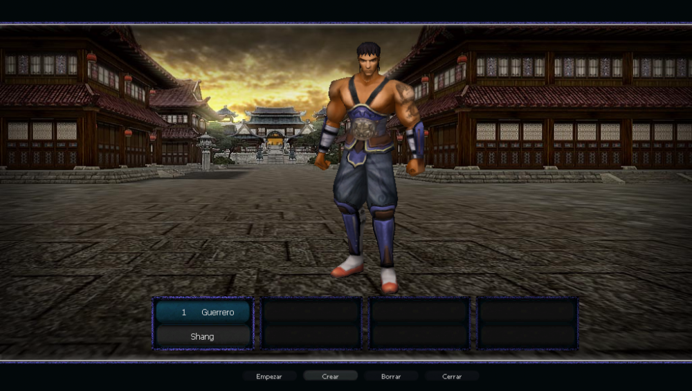 Interfata Select/Create Metin2 - Aion (Blue) - Mesaj 1 - Imagine 2