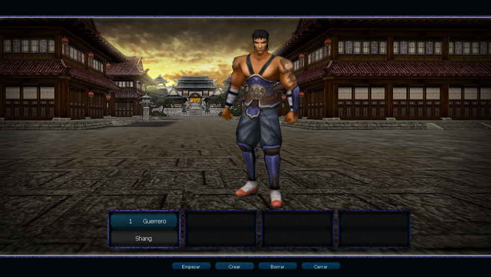 Interfata Select/Create Metin2 - Aion (Blue) - Mesaj 1 - Imagine 1