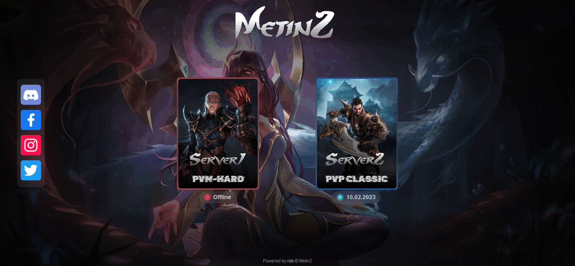 Index HTML - Selecteaza Server - Mesaj 1 - Imagine 2