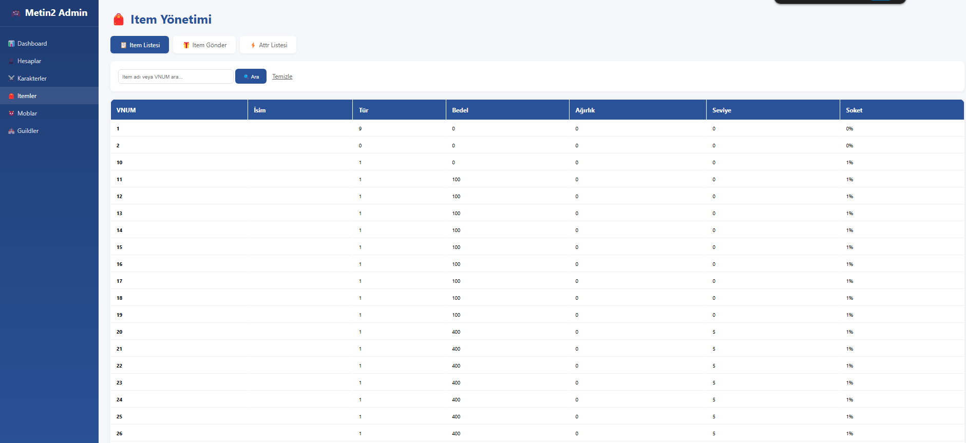 Panou Administrare / GM Web Panel (Navicat) - Mesaj 1 - Imagine 5