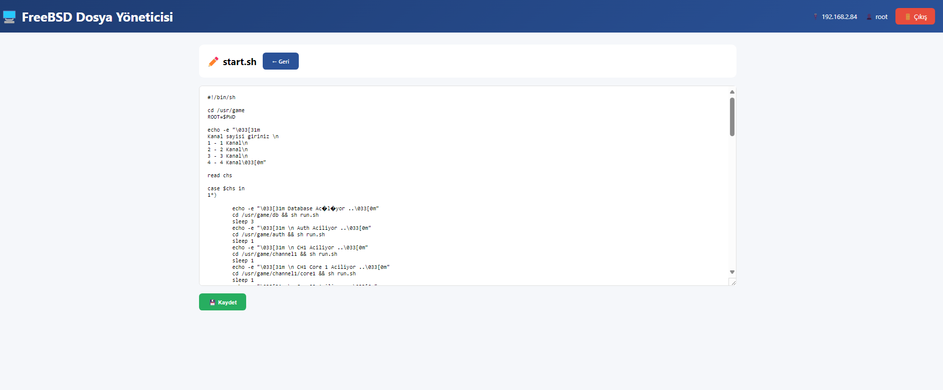 GM Panel Web - Administrare server (Winscp) - Mesaj 1 - Imagine 3