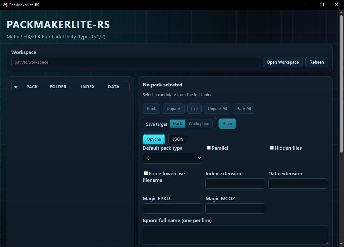 [Program] EterPack Archiver - PackMakerLite-RS (2026) - Mesaj 1 - Imagine 3