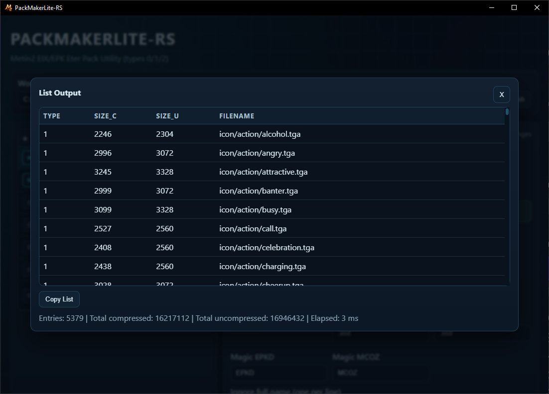 [Program] EterPack Archiver - PackMakerLite-RS (2026) - Mesaj 1 - Imagine 1