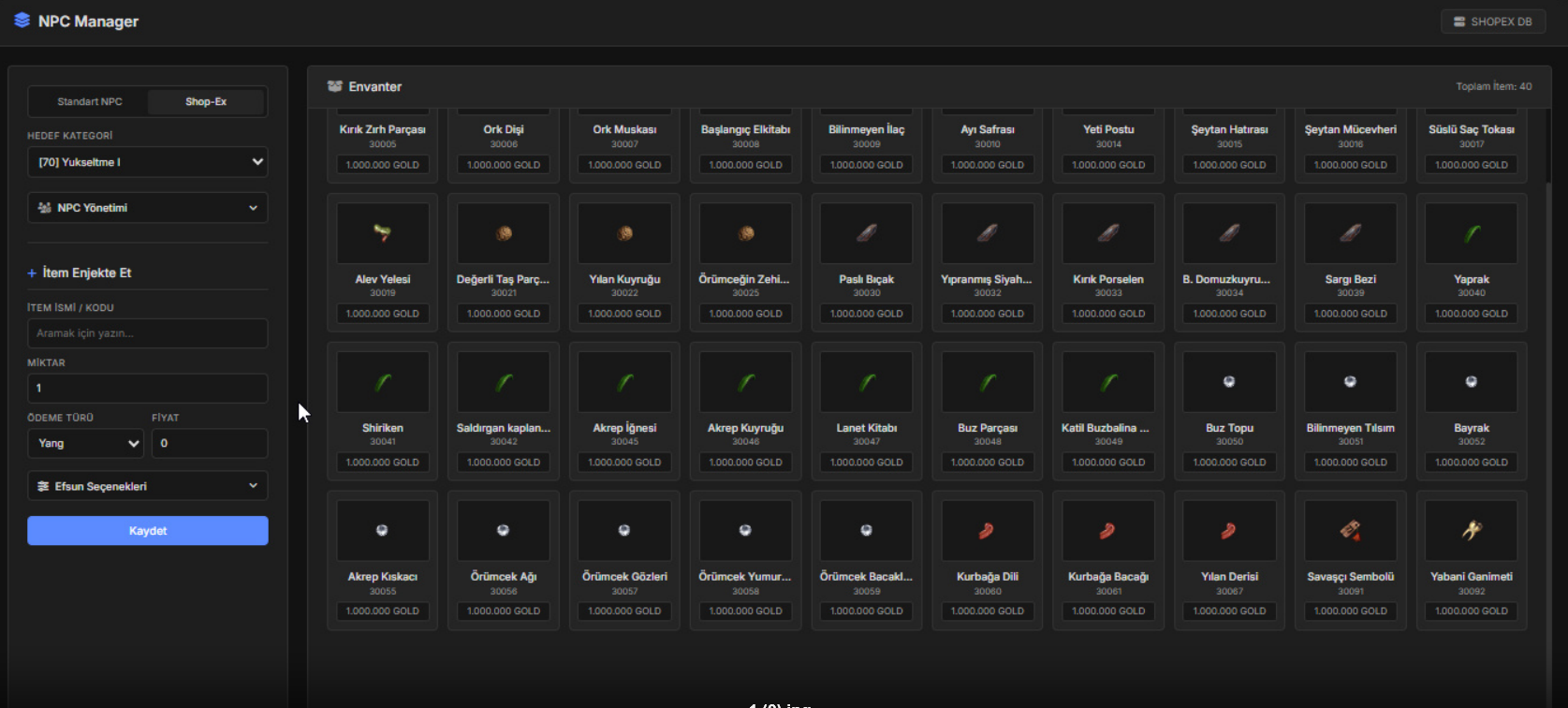 [Web] Shop Manager Panel - Mesaj 1 - Imagine 1