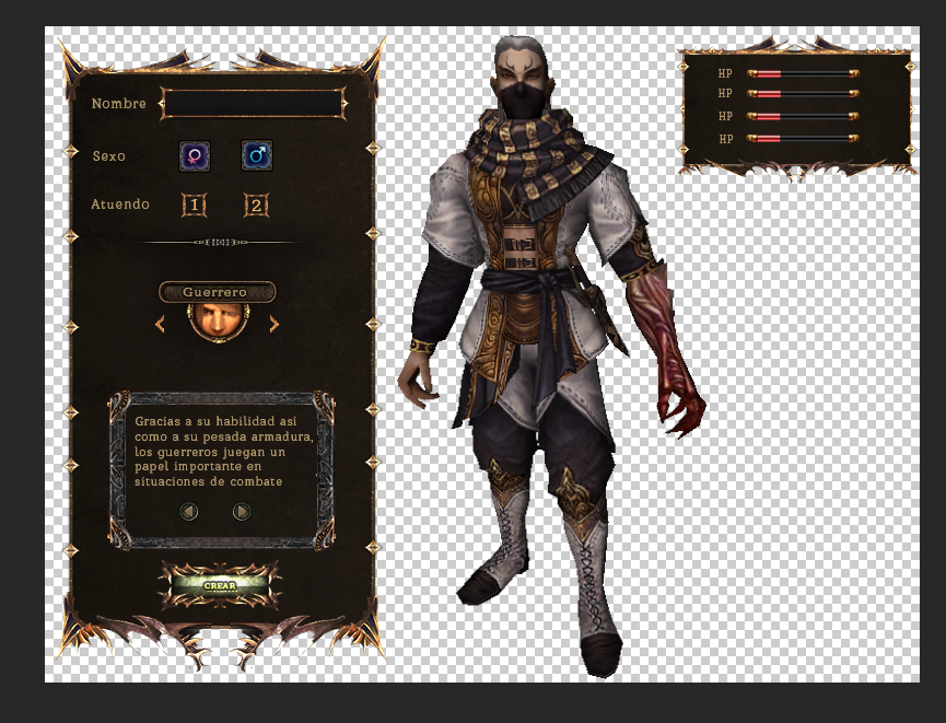 [PSD] Interfata Create & Select - LovePlay - Mesaj 1 - Imagine 4