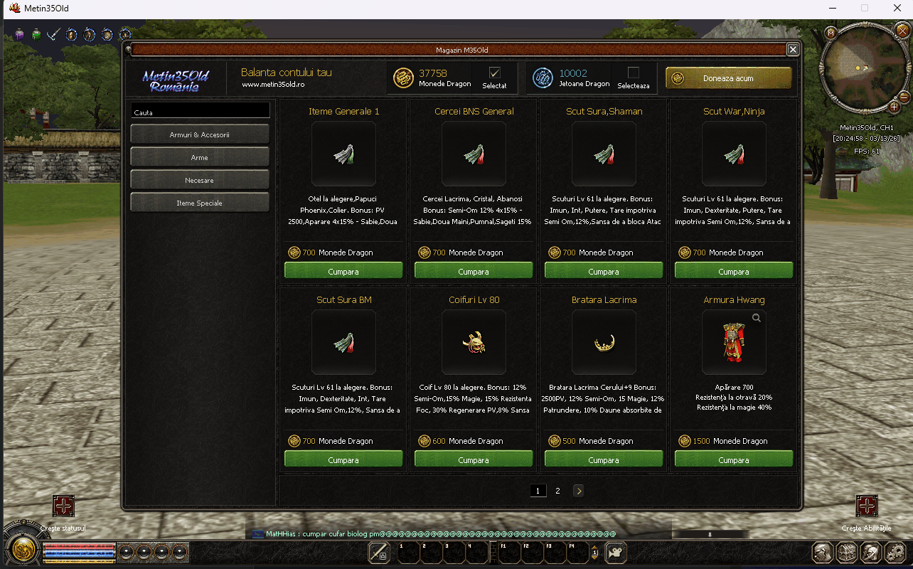 [PvM] Metin35Old.ro - Dupa o runda BETA incepe Runda Oficiala! Castiga 200 euro INSTANT! - Mesaj 4 - Imagine 5