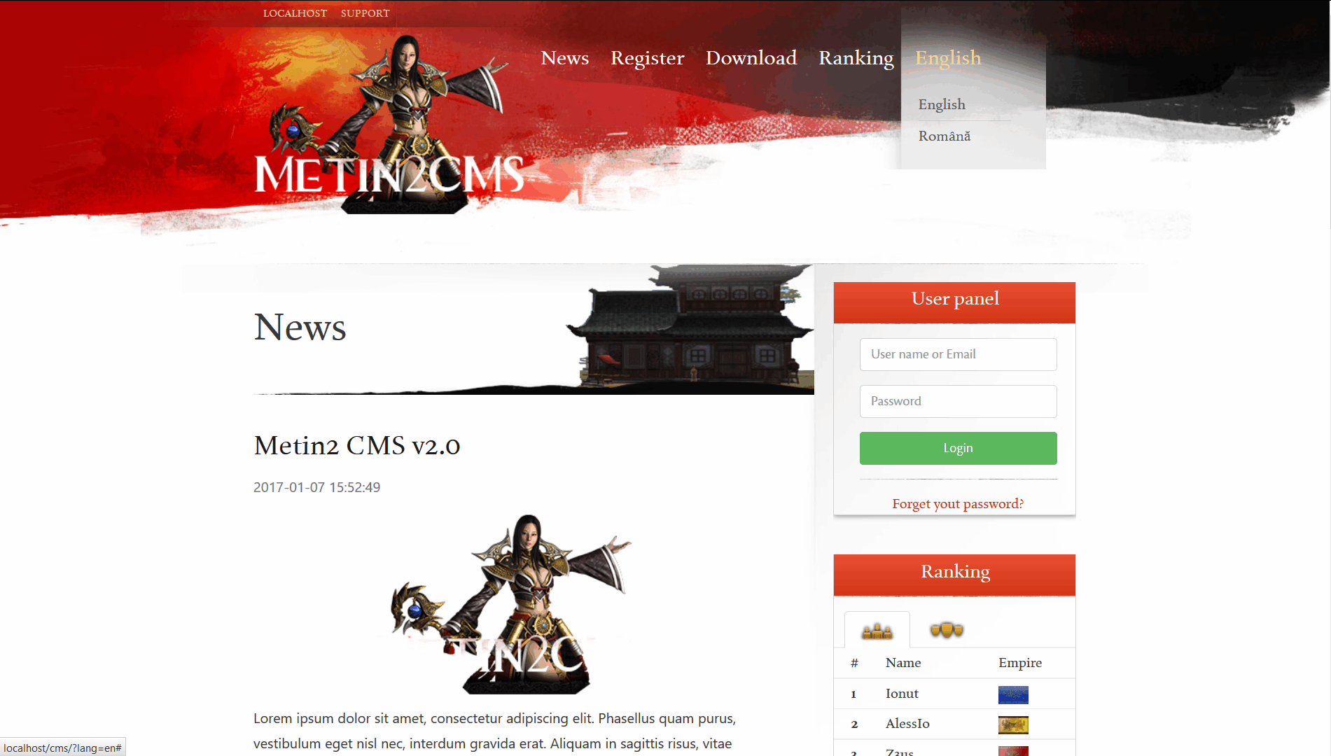 [Stabil] Website Metin2CMS by Ionut - Mesaj 1 - Imagine 18