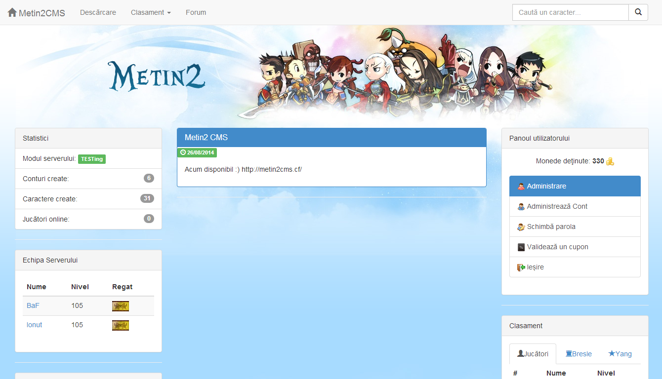 [Stabil] Website Metin2CMS by Ionut - Mesaj 1 - Imagine 17