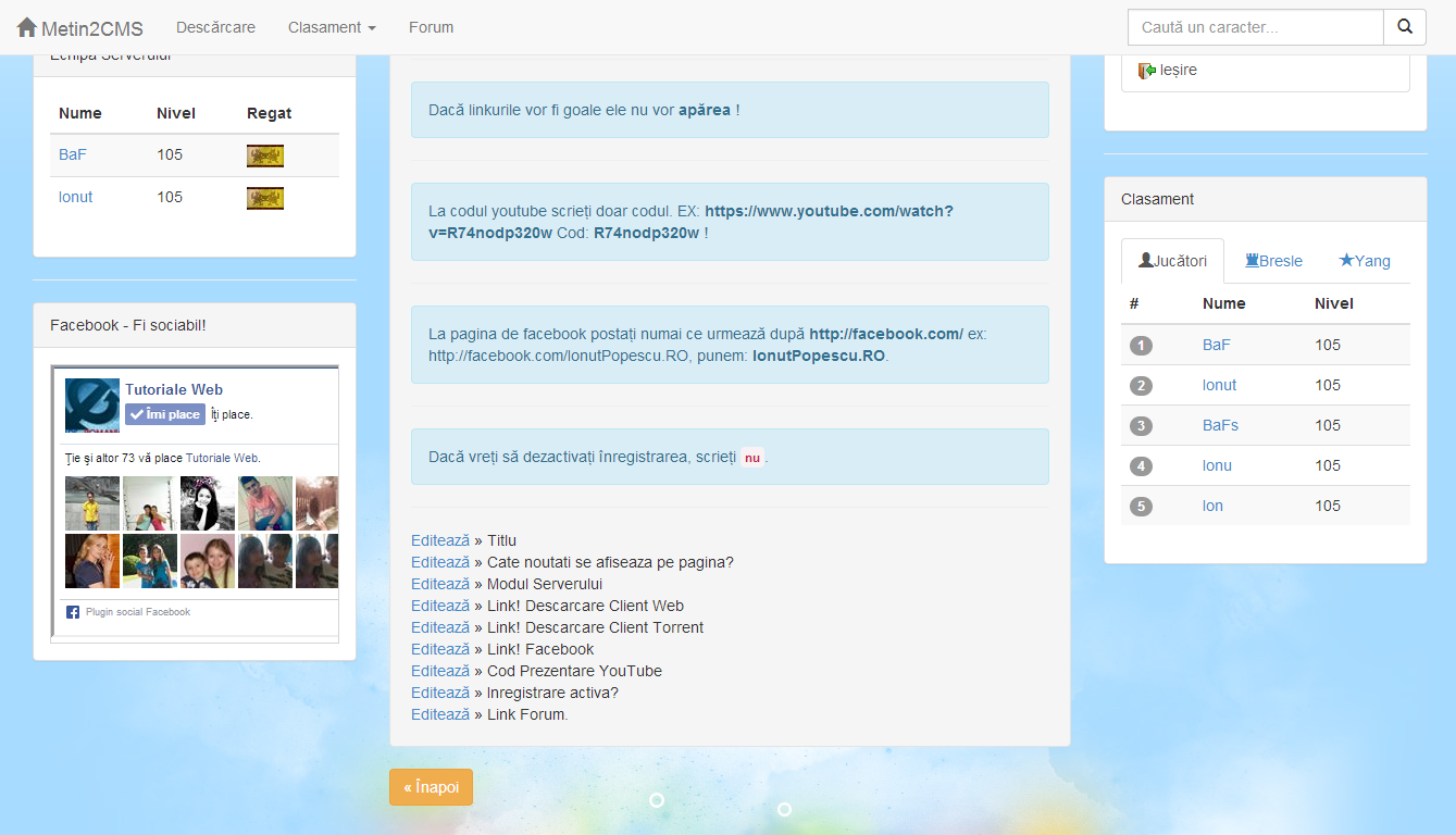 [Stabil] Website Metin2CMS by Ionut - Mesaj 1 - Imagine 14