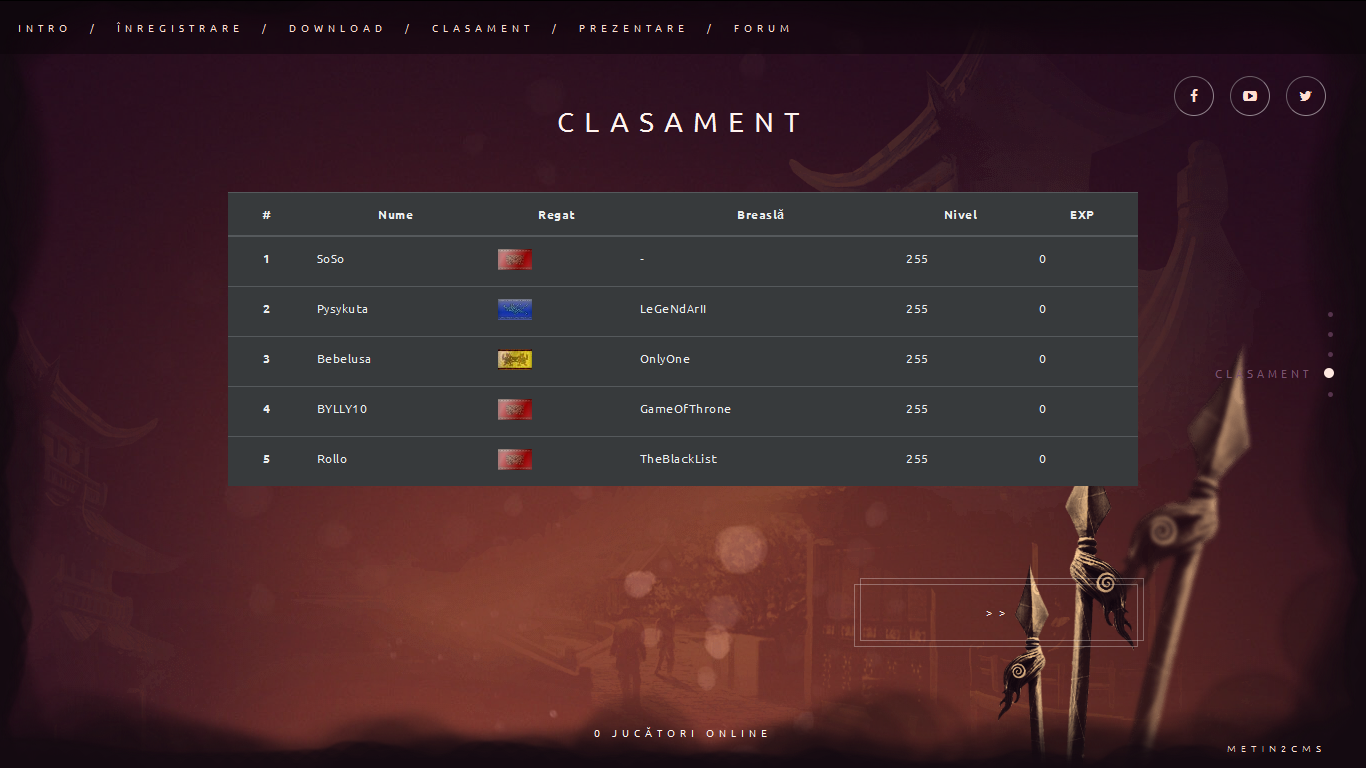 [Stabil] Website Metin2CMS by Ionut - Mesaj 1 - Imagine 2