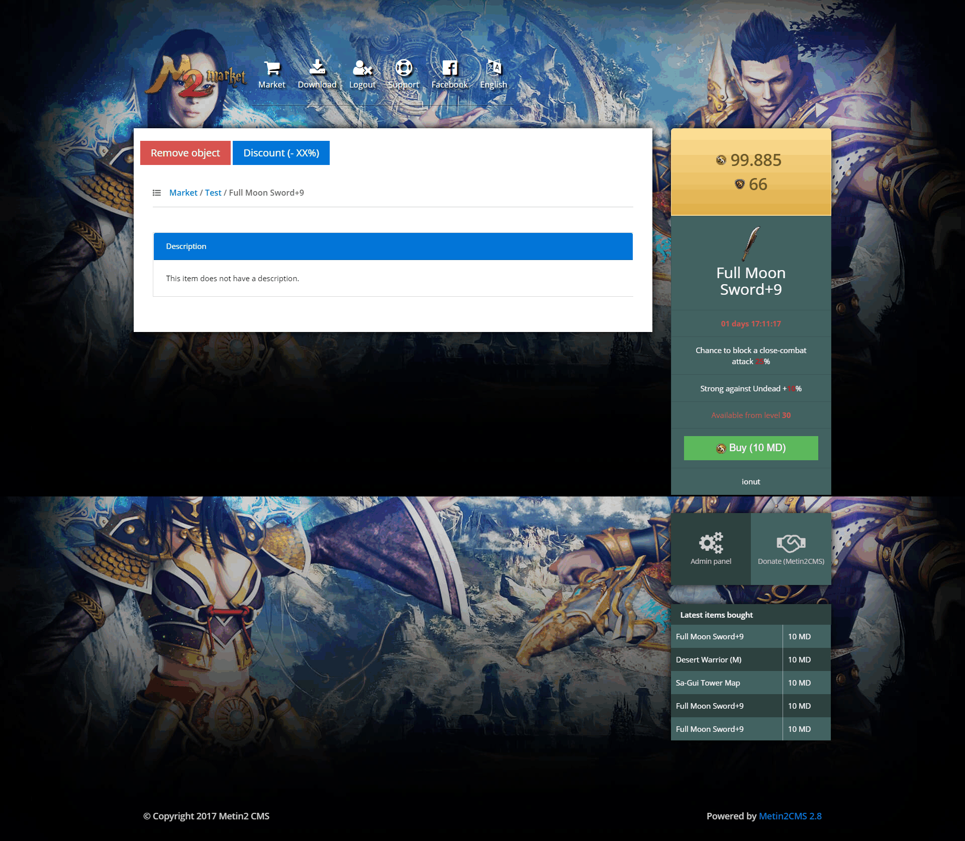 [Stabil] ItemShop V2 Metin2CMS - by Ionut - Mesaj 1 - Imagine 3